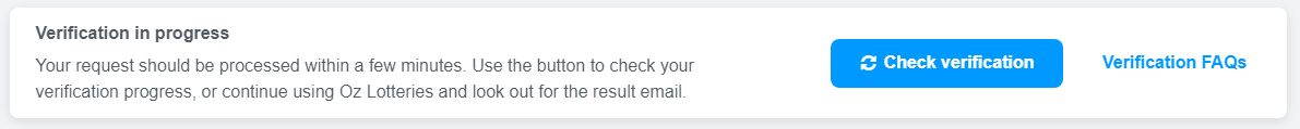 Verification FAQs – Help Centre